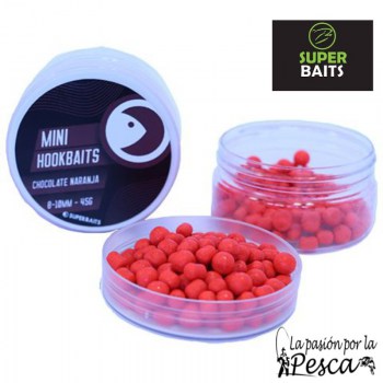 Mini Hookbaits Super Bait Chocolate Naranja 8-10mm